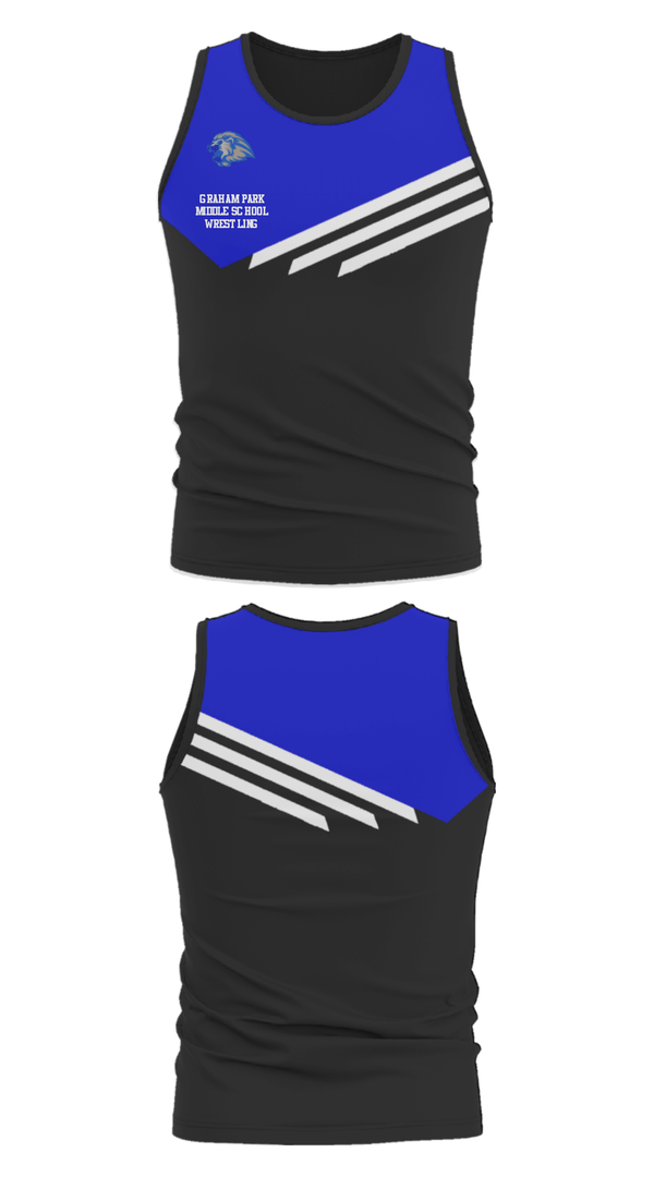 Tank Top, Graham Park Middle School Wrestling, Wrestling, Teamtime, Team time, sublimation, custom sports apparel, team uniforms, spirit wear, spiritwear, sports uniforms, custom shirts, team store, custom team store, fundraiser sports, apparel fundraiser