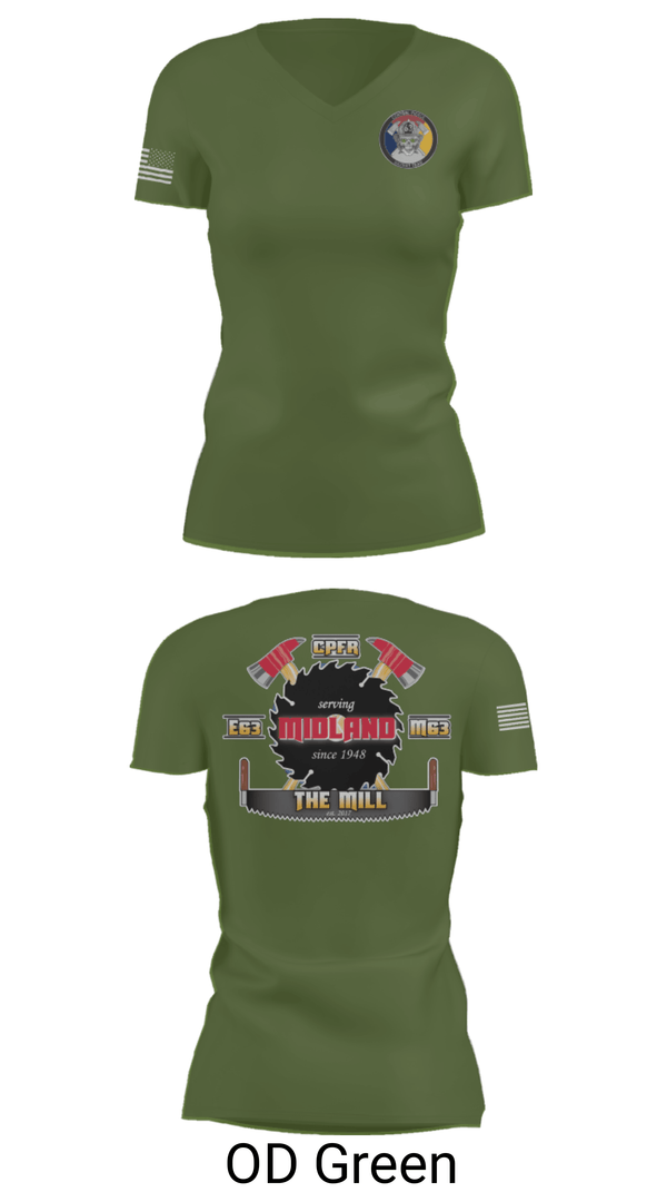 Women's Short Sleeve Vneck Shirt, Hazmat 63 C, Fire Department, Teamtime, Team time, sublimation, custom sports apparel, team uniforms, spirit wear, spiritwear, sports uniforms, custom shirts, team store, custom team store, fundraiser sports, apparel fundraiser