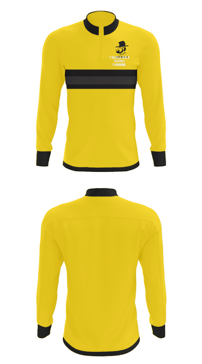 Tuscola High School Swimming 62615907 Quarter Zip Jacket - 27