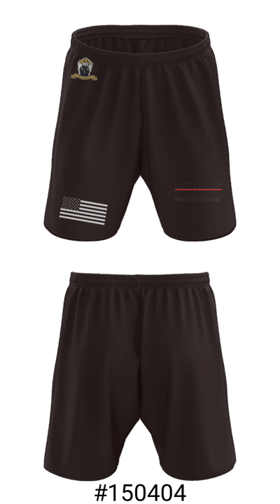 Red Line Mobile Axe Throwing 75513629 Athletic Shorts With Pockets - 15