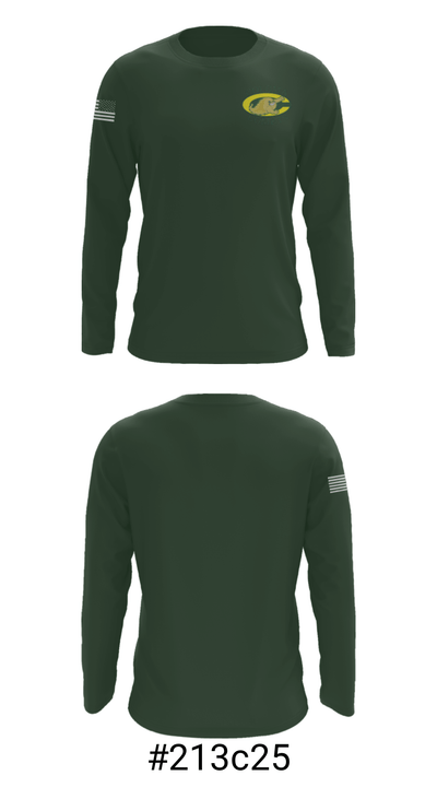 Coloma High School Wrestling 72632347 Long Sleeve Performance Shirt - 18