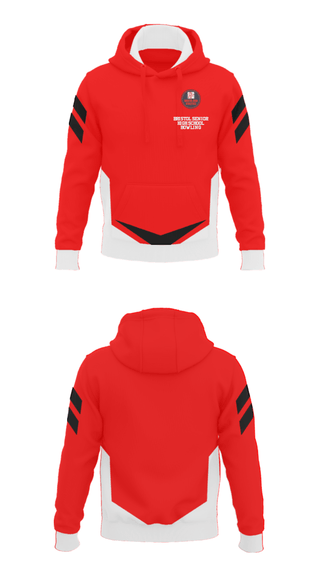 Hoodie, Bristol Senior High School Bowling, Bowling, Teamtime, Team time, sublimation, custom sports apparel, team uniforms, spirit wear, spiritwear, sports uniforms, custom shirts, team store, custom team store, fundraiser sports, apparel fundraiser