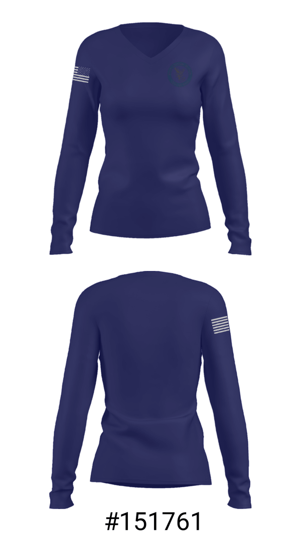 Women's Long Sleeve Vneck Shirt, St Michael School, Spirit Store, Teamtime, Team time, sublimation, custom sports apparel, team uniforms, spirit wear, spiritwear, sports uniforms, custom shirts, team store, custom team store, fundraiser sports, apparel fundraiser