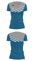 TAG MOLDING MACHINE SERVICES LLC. 35642431 Women's Short Sleeve V-neck Shirt - 24