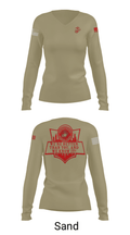 RSS EMPIRE STATE 18505980 Women's Long Sleeve V-neck Shirt - 47