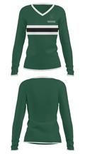 Marshfield High School Ice Hockey 65415198 Women's Long Sleeve V-neck Shirt - 32