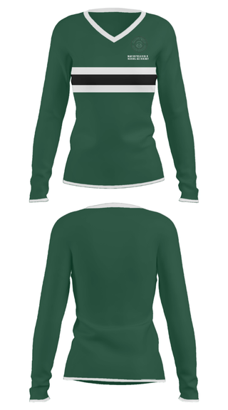Women's Long Sleeve Vneck Shirt, Marshfield High School Ice Hockey, Ice Hockey, Teamtime, Team time, sublimation, custom sports apparel, team uniforms, spirit wear, spiritwear, sports uniforms, custom shirts, team store, custom team store, fundraiser sports, apparel fundraiser