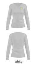 Norwood High School Basketball 3092124 Women's Long Sleeve V-neck Shirt - 6