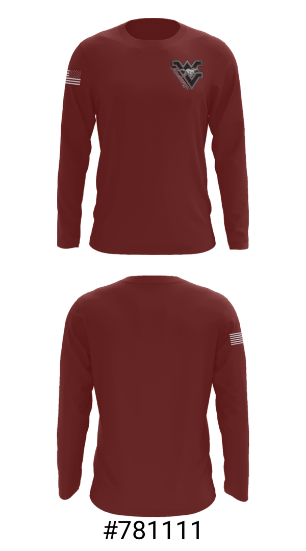 Long Sleeve Performance Shirt, West Valley High School Swimming, Swimming, Teamtime, Team time, sublimation, custom sports apparel, team uniforms, spirit wear, spiritwear, sports uniforms, custom shirts, team store, custom team store, fundraiser sports, apparel fundraiser