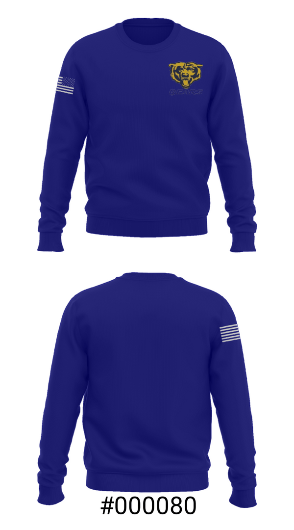 Crew Neck Sweatshirt, Hertford County High School Basketball, Women's Basketball, Teamtime, Team time, sublimation, custom sports apparel, team uniforms, spirit wear, spiritwear, sports uniforms, custom shirts, team store, custom team store, fundraiser sports, apparel fundraiser