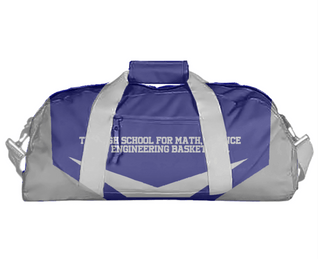 Duffle Bag, The High School For Math, Science And Engineering Basketball, Men's Basketball, Teamtime, Team time, sublimation, custom sports apparel, team uniforms, spirit wear, spiritwear, sports uniforms, custom shirts, team store, custom team store, fundraiser sports, apparel fundraiser