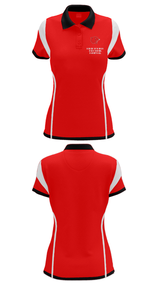 Women's Short Sleeve Performance Polo, Heber Springs High School Basketball, Women's Basketball, Teamtime, Team time, sublimation, custom sports apparel, team uniforms, spirit wear, spiritwear, sports uniforms, custom shirts, team store, custom team store, fundraiser sports, apparel fundraiser