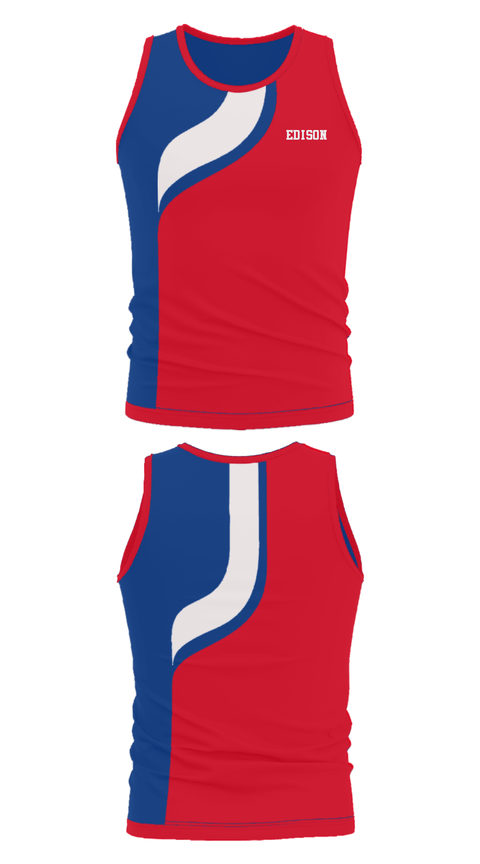 Tank Top, EDISON, Wrestling, Teamtime, Team time, sublimation, custom sports apparel, team uniforms, spirit wear, spiritwear, sports uniforms, custom shirts, team store, custom team store, fundraiser sports, apparel fundraiser