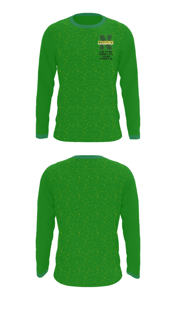 Long Sleeve Performance Shirt, Northview Academy High School Basketball, Men's Basketball, Teamtime, Team time, sublimation, custom sports apparel, team uniforms, spirit wear, spiritwear, sports uniforms, custom shirts, team store, custom team store, fundraiser sports, apparel fundraiser