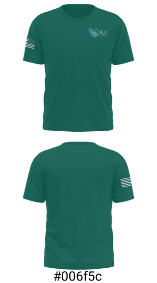 Short Sleeve Performance Shirt, St Luke's Day School, Spirit Store, Teamtime, Team time, sublimation, custom sports apparel, team uniforms, spirit wear, spiritwear, sports uniforms, custom shirts, team store, custom team store, fundraiser sports, apparel fundraiser