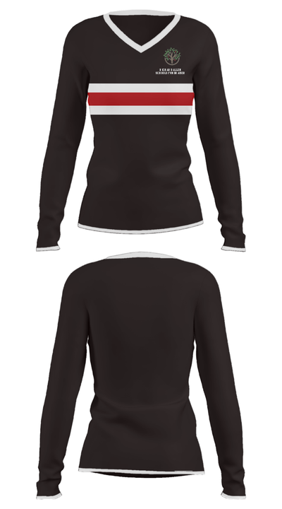 Richard Allen Schools Fundraiser 73469893 Women's Long Sleeve V-neck Shirt - 31