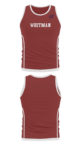 Tank Top, Whitman, Men's Volleyball, Teamtime, Team time, sublimation, custom sports apparel, team uniforms, spirit wear, spiritwear, sports uniforms, custom shirts, team store, custom team store, fundraiser sports, apparel fundraiser