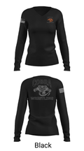 Cobra Wrestling Club 82904372 Women's Long Sleeve V-neck Shirt - 13