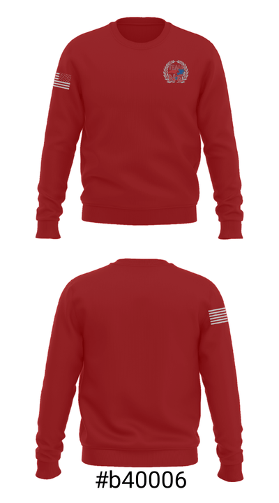 North Carolina Usa Wrestling 59089646 Crew Neck Sweatshirt - 16