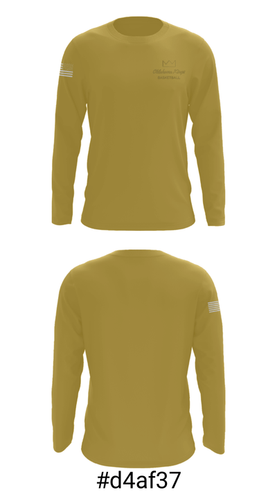 Oklahoma Kings Basketball 79235229 Long Sleeve Performance Shirt - 18