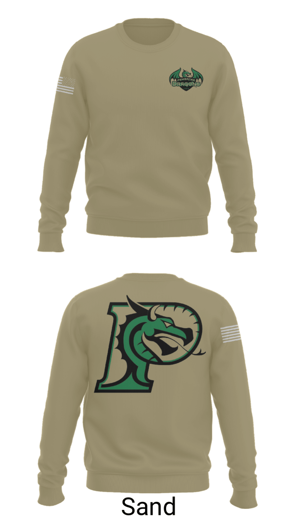 Crew Neck Sweatshirt, Pembroke High School Diving, Spirit Store, Teamtime, Team time, sublimation, custom sports apparel, team uniforms, spirit wear, spiritwear, sports uniforms, custom shirts, team store, custom team store, fundraiser sports, apparel fundraiser