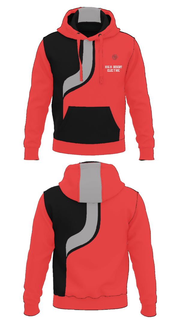 Hoodie, High Desert Electric, , Teamtime, Team time, sublimation, custom sports apparel, team uniforms, spirit wear, spiritwear, sports uniforms, custom shirts, team store, custom team store, fundraiser sports, apparel fundraiser