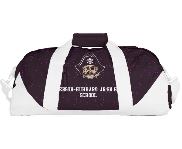 Duffle Bag, Emerson-Hubbard Jr/Sr High School, Spirit Store, Teamtime, Team time, sublimation, custom sports apparel, team uniforms, spirit wear, spiritwear, sports uniforms, custom shirts, team store, custom team store, fundraiser sports, apparel fundraiser