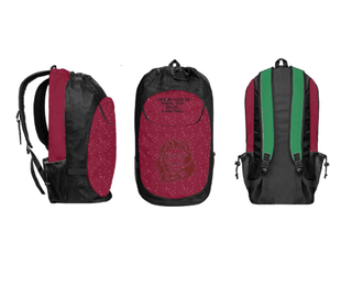 Gear Bag, Carolina Christian School (High School) Basketball, Men's Basketball, Teamtime, Team time, sublimation, custom sports apparel, team uniforms, spirit wear, spiritwear, sports uniforms, custom shirts, team store, custom team store, fundraiser sports, apparel fundraiser