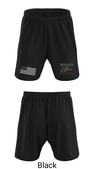 Berlin High School Wrestling 47557666 Athletic Shorts With Pockets - 8