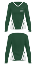 Canton Youth Basketball Association 12941675 Women's Long Sleeve V-neck Shirt - 23