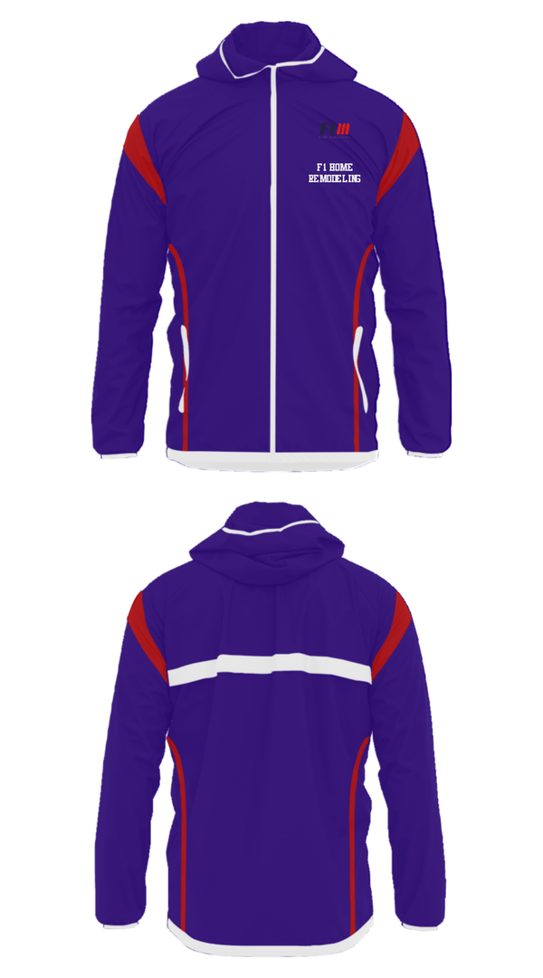 Windbreaker, F1 Home Remodeling, , Teamtime, Team time, sublimation, custom sports apparel, team uniforms, spirit wear, spiritwear, sports uniforms, custom shirts, team store, custom team store, fundraiser sports, apparel fundraiser