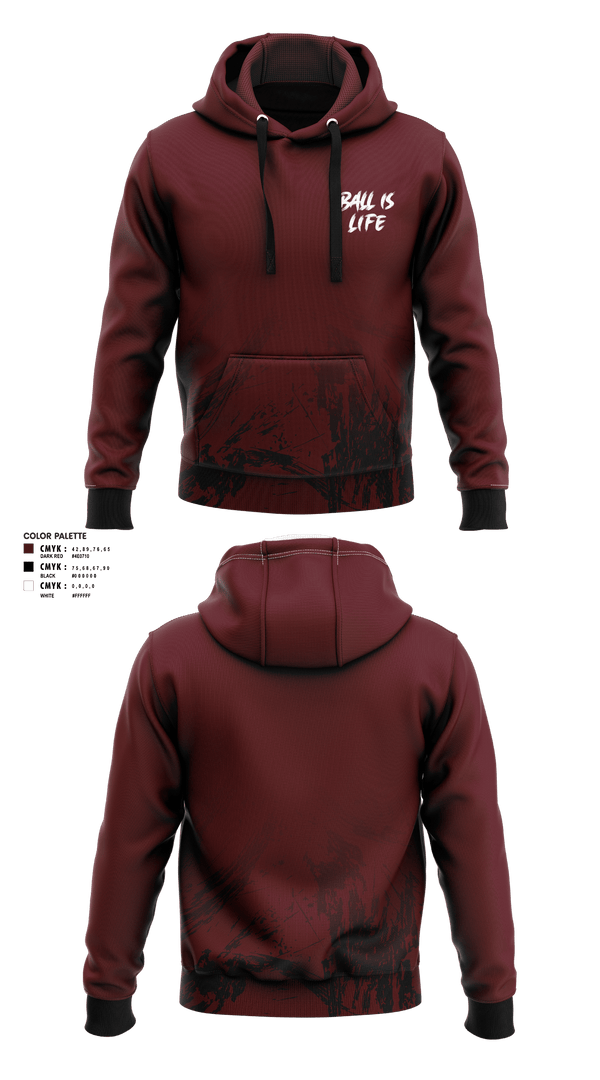 Hoodie, Ballislife, Men's Basketball, Teamtime, Team time, sublimation, custom sports apparel, team uniforms, spirit wear, spiritwear, sports uniforms, custom shirts, team store, custom team store, fundraiser sports, apparel fundraiser