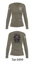 1-50 infantry battalion 87663685 Women's Long Sleeve V-neck Shirt - 39