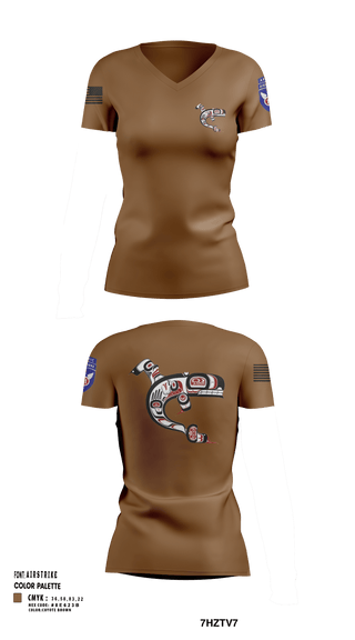 Women's Short Sleeve Vneck Shirt, 725 SPO, Army, Teamtime, Team time, sublimation, custom sports apparel, team uniforms, spirit wear, spiritwear, sports uniforms, custom shirts, team store, custom team store, fundraiser sports, apparel fundraiser