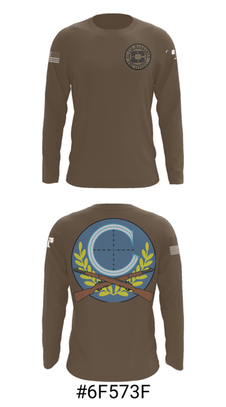 Long Sleeve Performance Shirt, El Cid Marksmen, the Competitive Shooting Club at The Citadel, , Teamtime, Team time, sublimation, custom sports apparel, team uniforms, spirit wear, spiritwear, sports uniforms, custom shirts, team store, custom team store, fundraiser sports, apparel fundraiser