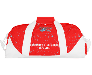 Duffle Bag, Eastmont High School Bowling, Bowling, Teamtime, Team time, sublimation, custom sports apparel, team uniforms, spirit wear, spiritwear, sports uniforms, custom shirts, team store, custom team store, fundraiser sports, apparel fundraiser