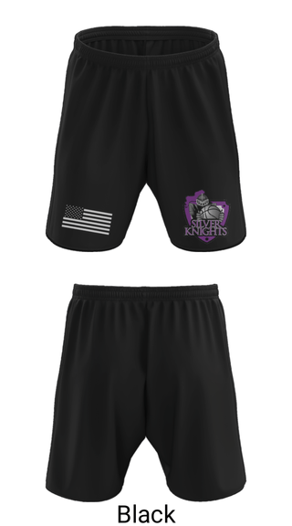 Athletic Shorts With Pockets, York South Silver Knights Basketball, Men's Basketball, Teamtime, Team time, sublimation, custom sports apparel, team uniforms, spirit wear, spiritwear, sports uniforms, custom shirts, team store, custom team store, fundraiser sports, apparel fundraiser