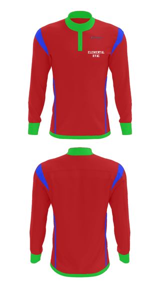 Quarter Zip Jacket, Elemental HVAC, , Teamtime, Team time, sublimation, custom sports apparel, team uniforms, spirit wear, spiritwear, sports uniforms, custom shirts, team store, custom team store, fundraiser sports, apparel fundraiser