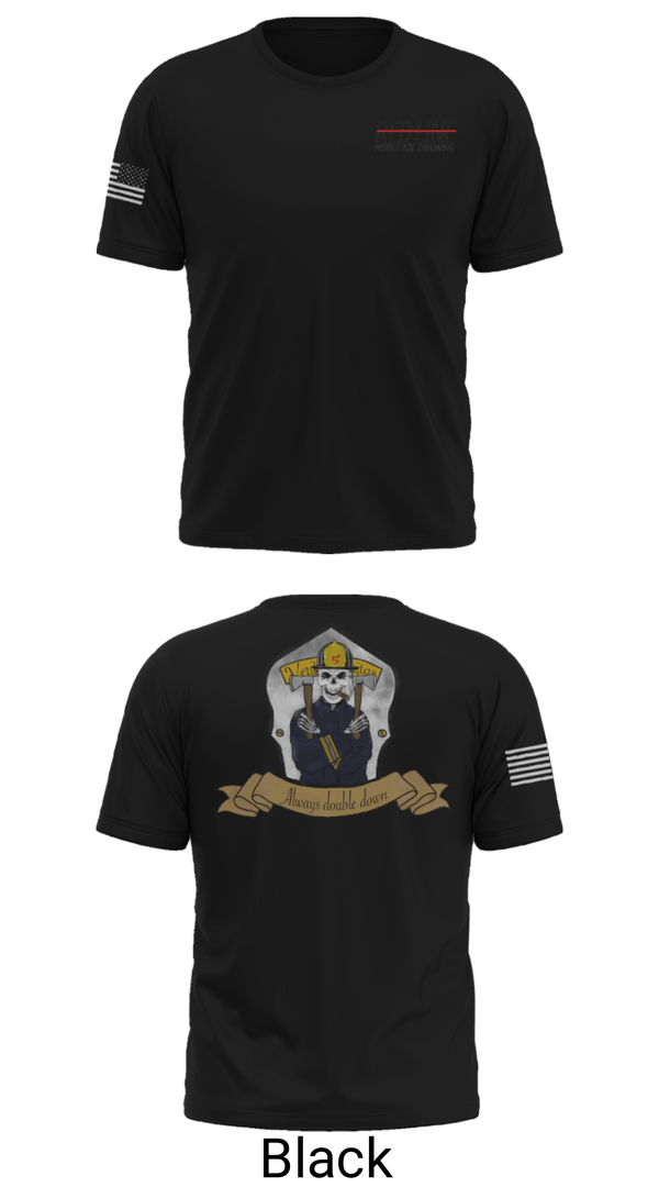 Short Sleeve Performance Shirt, Red Line Mobile Axe Throwing, , Teamtime, Team time, sublimation, custom sports apparel, team uniforms, spirit wear, spiritwear, sports uniforms, custom shirts, team store, custom team store, fundraiser sports, apparel fundraiser