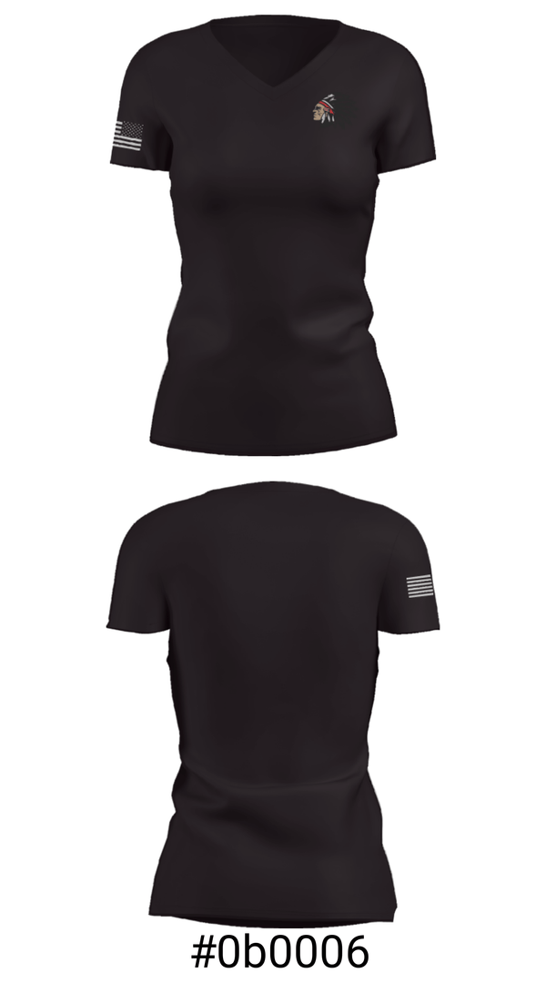 Women's Short Sleeve Vneck Shirt, Social Circle Middle School, Spirit Store, Teamtime, Team time, sublimation, custom sports apparel, team uniforms, spirit wear, spiritwear, sports uniforms, custom shirts, team store, custom team store, fundraiser sports, apparel fundraiser