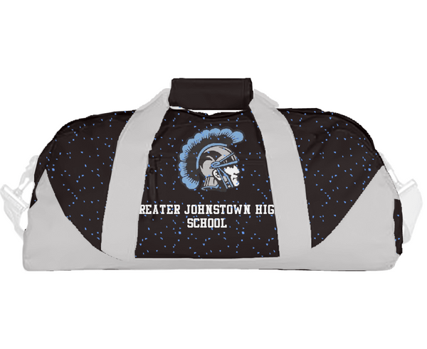Duffle Bag, Greater Johnstown High School, Spirit Store, Teamtime, Team time, sublimation, custom sports apparel, team uniforms, spirit wear, spiritwear, sports uniforms, custom shirts, team store, custom team store, fundraiser sports, apparel fundraiser