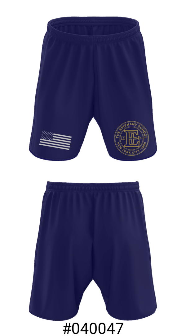 Athletic Shorts With Pockets, Epiphany Elementary School, Spirit Store, Teamtime, Team time, sublimation, custom sports apparel, team uniforms, spirit wear, spiritwear, sports uniforms, custom shirts, team store, custom team store, fundraiser sports, apparel fundraiser