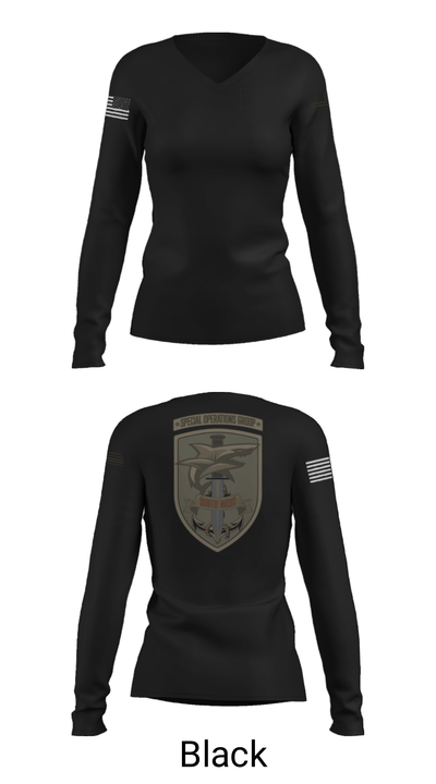 FWC SW SOG 50539560 Women's Long Sleeve V-neck Shirt - 23