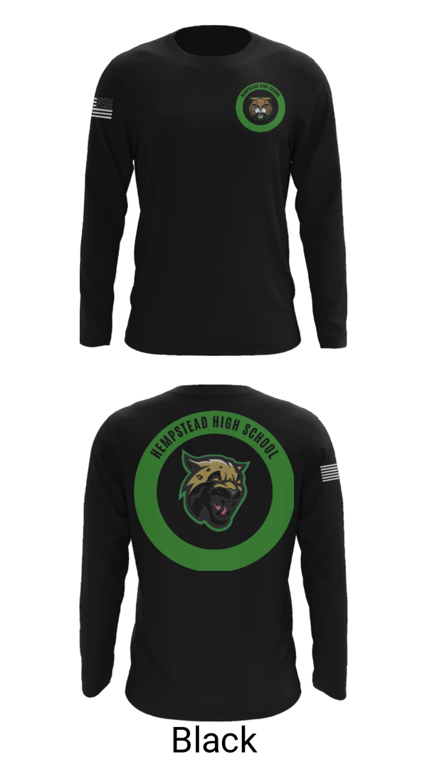 Long Sleeve Performance Shirt, Hempstead High School Basketball, Women's Basketball, Teamtime, Team time, sublimation, custom sports apparel, team uniforms, spirit wear, spiritwear, sports uniforms, custom shirts, team store, custom team store, fundraiser sports, apparel fundraiser