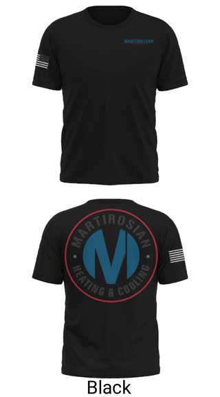 Short Sleeve Performance Shirt, Martirosian Heating and Cooling, , Teamtime, Team time, sublimation, custom sports apparel, team uniforms, spirit wear, spiritwear, sports uniforms, custom shirts, team store, custom team store, fundraiser sports, apparel fundraiser