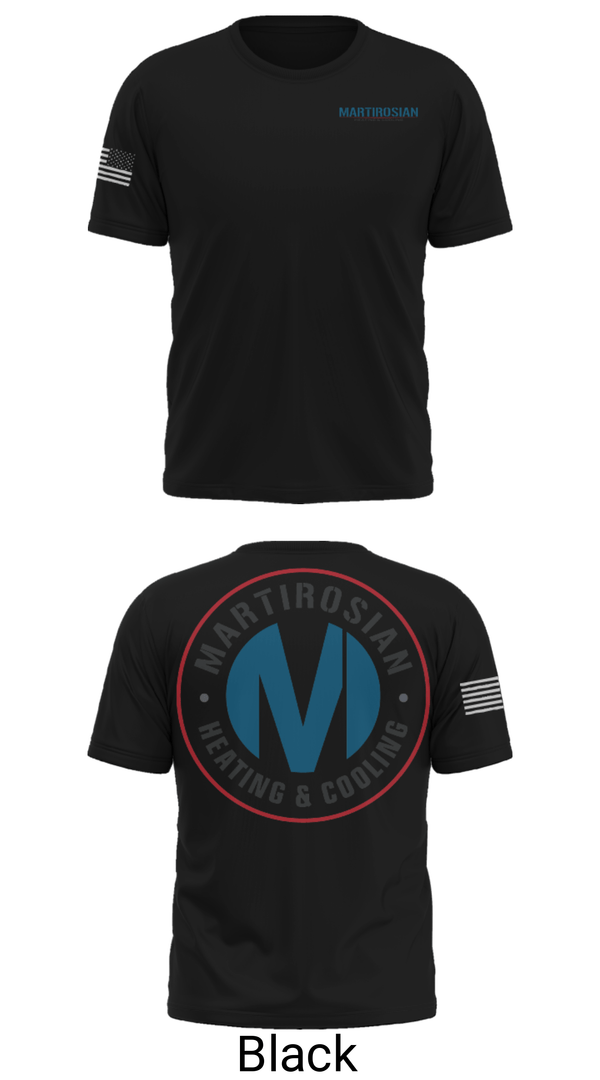 Short Sleeve Performance Shirt, Martirosian Heating and Cooling, , Teamtime, Team time, sublimation, custom sports apparel, team uniforms, spirit wear, spiritwear, sports uniforms, custom shirts, team store, custom team store, fundraiser sports, apparel fundraiser