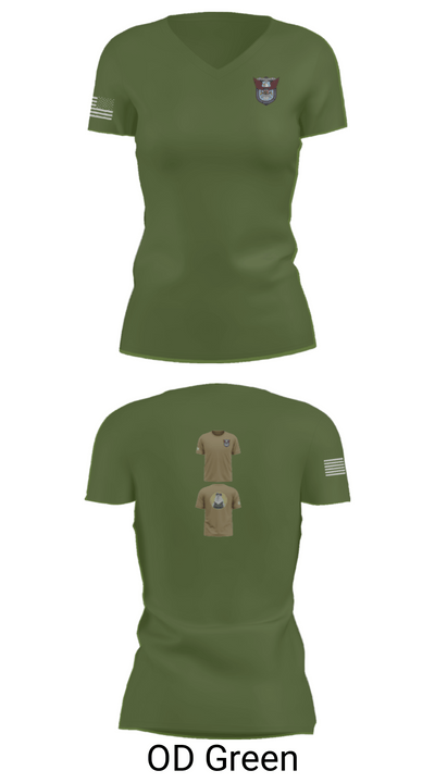 113th 3rd squad 39589677 Women's Short Sleeve V-neck Shirt - 28