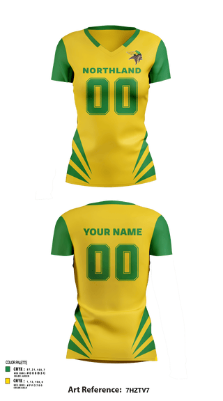 Women's Short Sleeve Vneck Shirt, Northland High School Volleyball, Women's Volleyball, Teamtime, Team time, sublimation, custom sports apparel, team uniforms, spirit wear, spiritwear, sports uniforms, custom shirts, team store, custom team store, fundraiser sports, apparel fundraiser