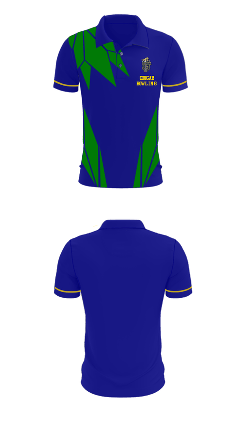 Short Sleeve Performance Polo, Sumner-Fredericksburg High School Bowling, Bowling, Teamtime, Team time, sublimation, custom sports apparel, team uniforms, spirit wear, spiritwear, sports uniforms, custom shirts, team store, custom team store, fundraiser sports, apparel fundraiser