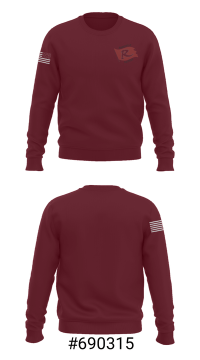 Roosevelt Elementary School 94672015 Crew Neck Sweatshirt - 16